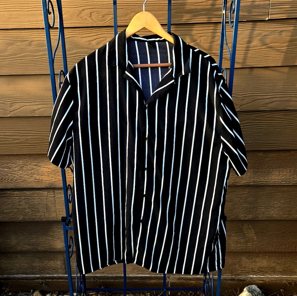 Men's Revere Collard Striped Shirt